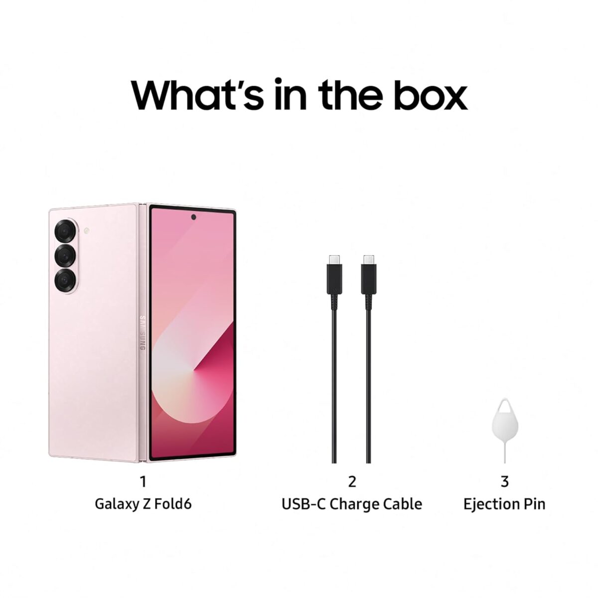 Samsung galaxy Z Fold6 5G (12/512GB) -pink - Image 5