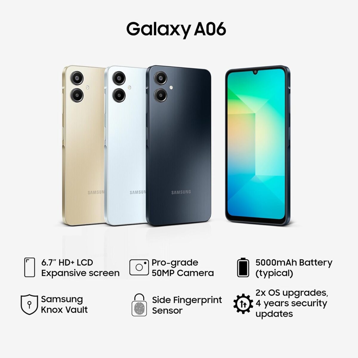 Samsung A06 (4/64GB)-gold - Image 3