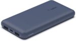 Belkin 10000 mAh PD power bank Fast Charging with 1 USB-C and 2 USB-A Ports to Charge 3 Devices