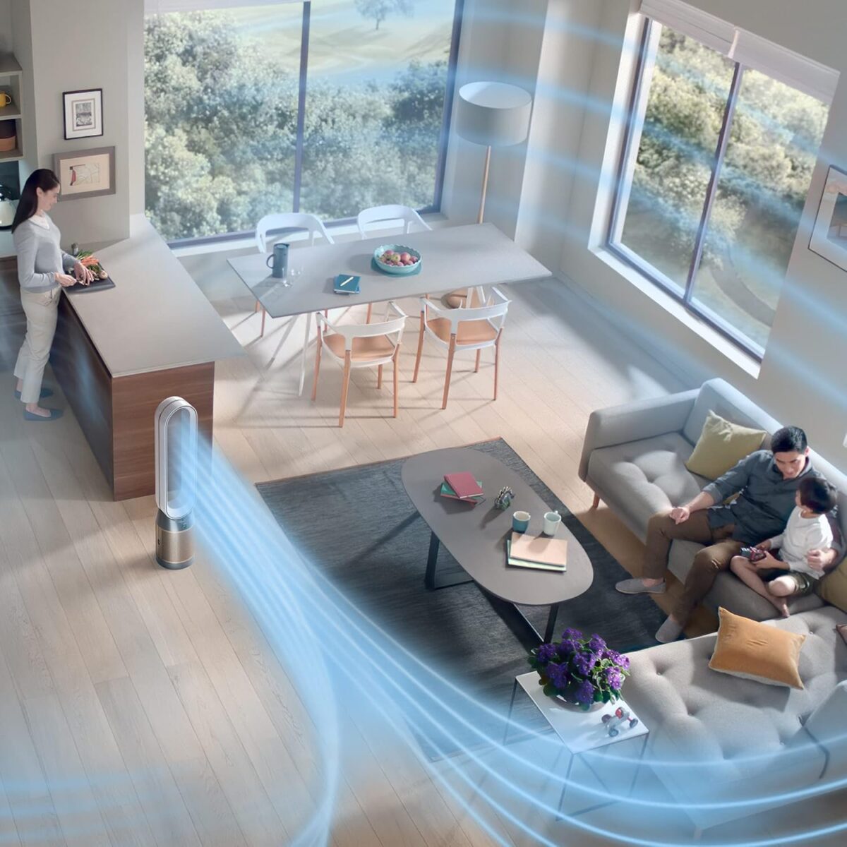 Dyson Purifier Cool Formaldehyde Air Purifier (Advanced Technology), HEPA + Catalytic Oxidation Filter, Wi-Fi Enabled-TP09 - Image 3