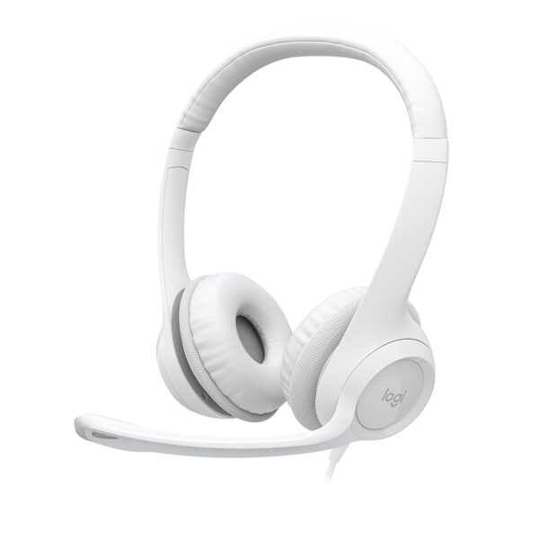 Logitech H390 Wired Headset for PC/Laptop, with Noise Cancelling Microphone, USB-A, In-Line Controls, Works with Chromebook