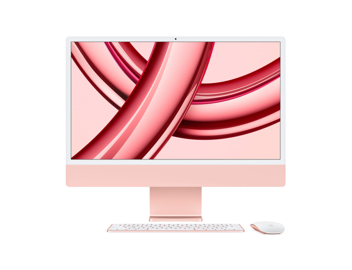 Apple imac 24inch M3 chip 16gb/256gb SSD-pink - Image 1