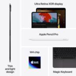 iPad Pro 13inch (M4) 1TB wifi+ 5G Cellular (nano texture glass ) -Silver - Image 3