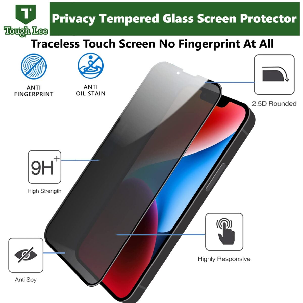 iPhone 14 Privacy Screen Protector - Image 2