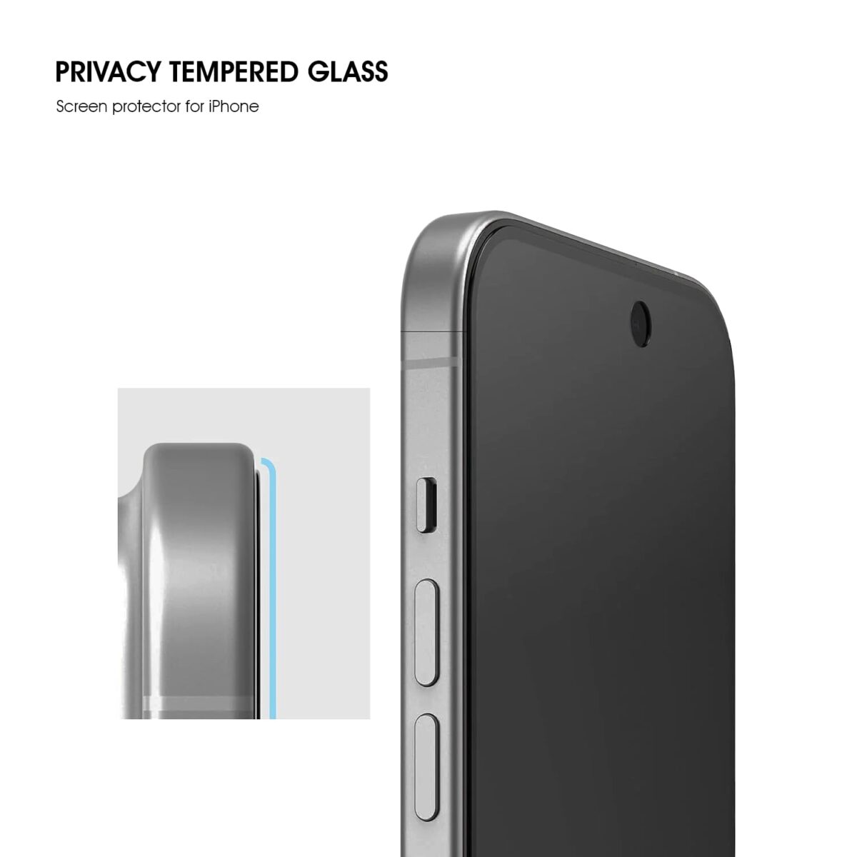 iPhone 15 pro max Privacy Screen Protector - Image 2
