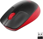 Logitech M190 Wireless Optical Mouse (Red-Black) - Image 2