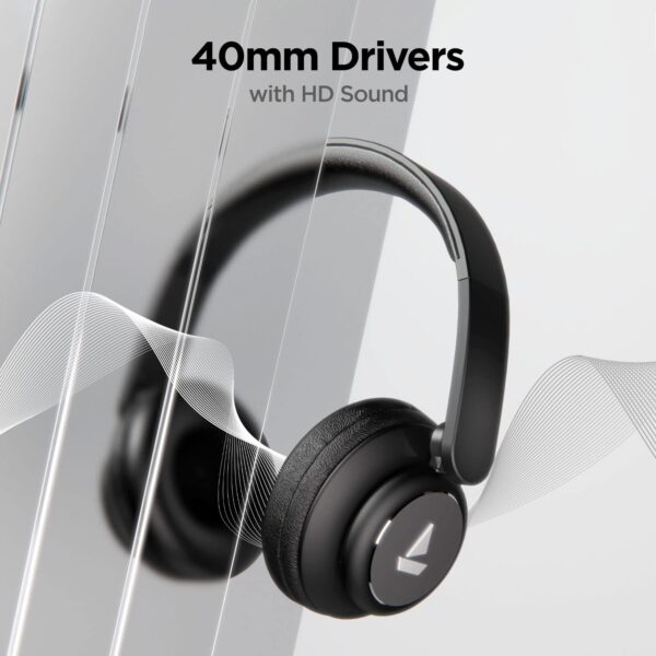Boat Rockerz 450 Pro Bluetooth On Ear Headphones with Mic