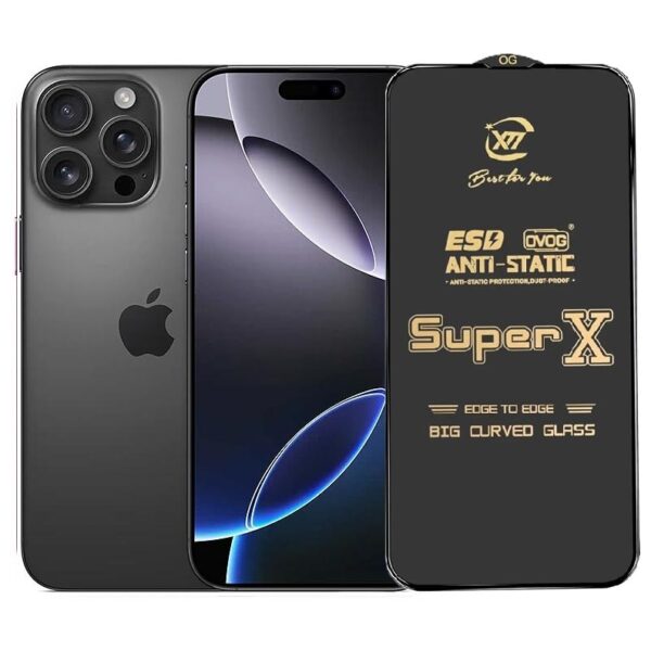 Super X Tempered Glass Screen Protector for Apple IPhone 16 pro