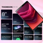 THOMSON 4G+WiFi Calling Tablet 3/32GB - Black - Image 2