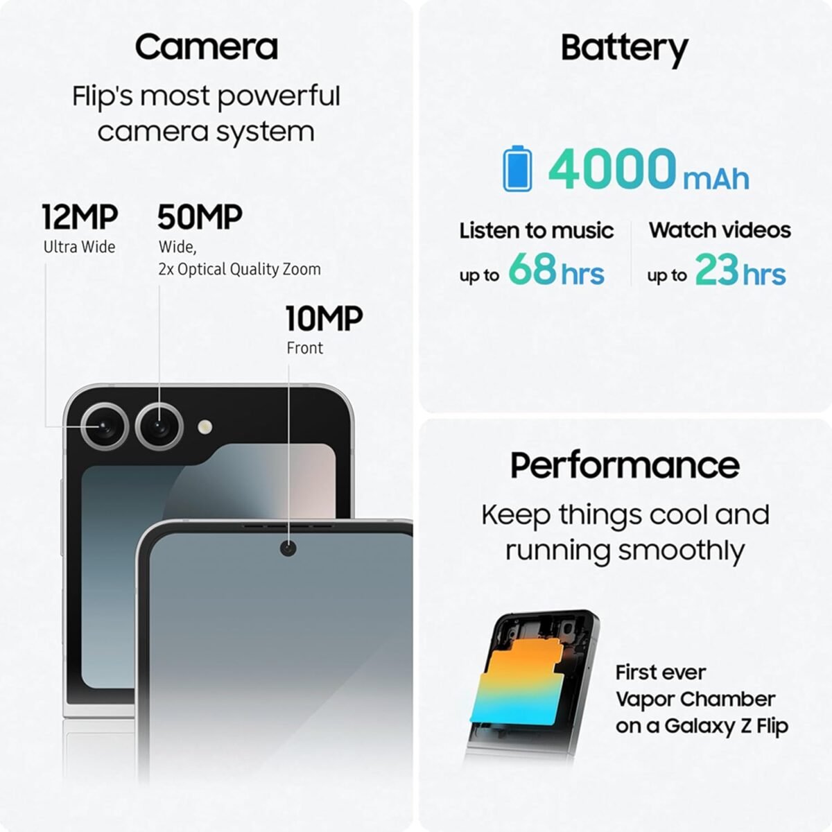 Samsung Galaxy Z Flip 6 5G (12/512GB)-blue - Image 4