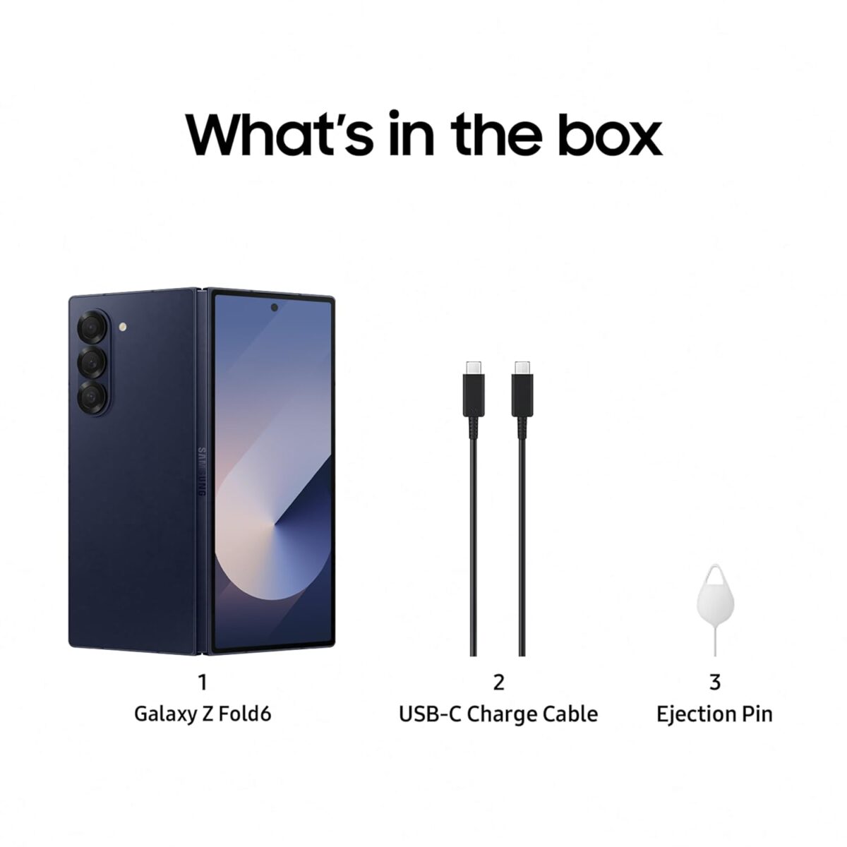 Samsung galaxy Z Fold6 5G (12/256GB) -Navy - Image 4