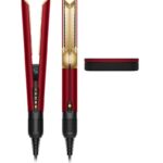 Dyson Airstrait™ dryer and straightener (Red velvet and gold)