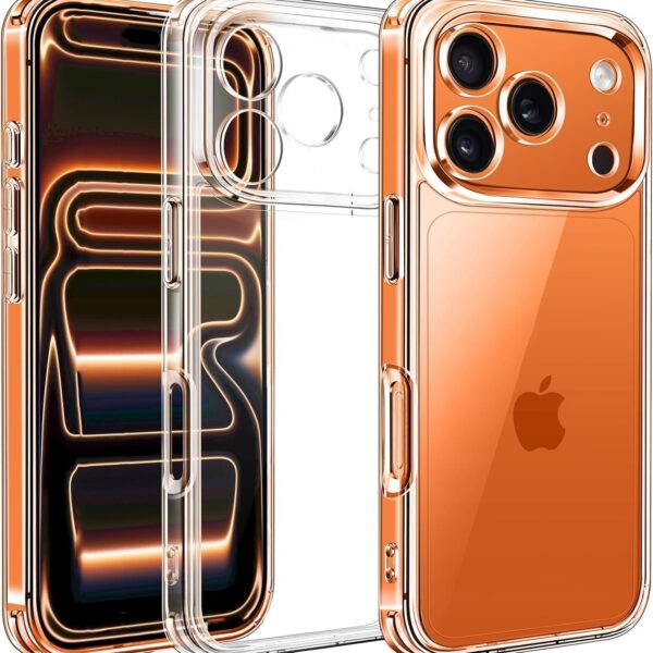 iPhone 17 Pro max Transparent Back Cover with Camera Protection