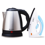 Wonderchef Crescent Kettle + Dry Iron Festive Gift Combo