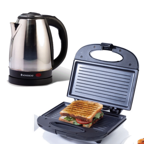 Wonderchef Prato Plus Griller and Crescent Electric Kettle