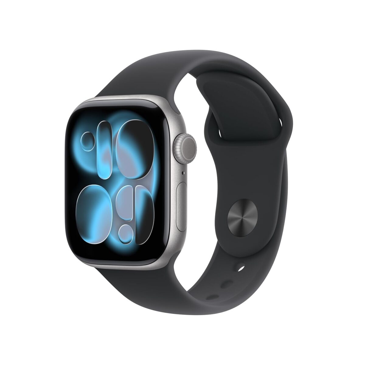 Apple Watch Series 11 GPS 42mm Space Grey Aluminium Case with Black Sport Band - Image 1