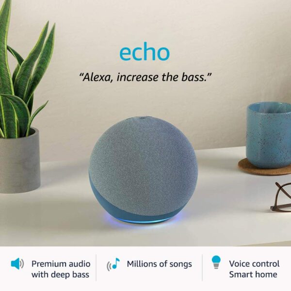 Amazon Echo (4th Gen)-BLUE