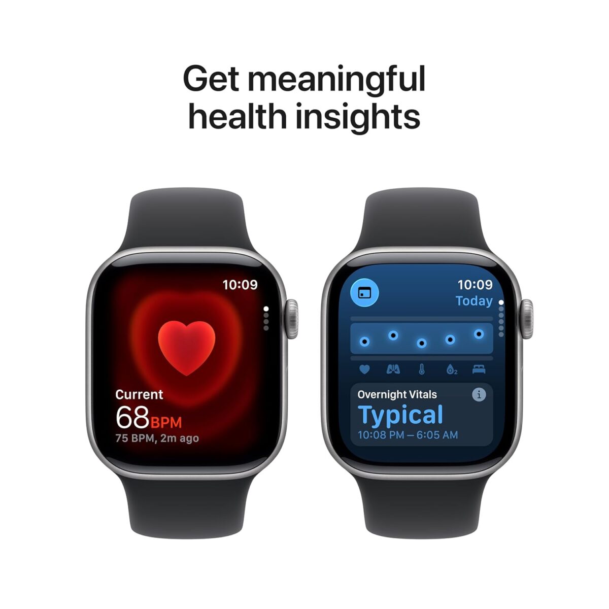 Apple Watch Series 11 GPS 42mm Space Grey Aluminium Case with Black Sport Band - Image 5
