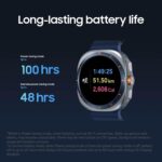 Samsung Galaxy Watch Ultra 2025 Version, 47mm, Titanium Blue, LTE - Image 4