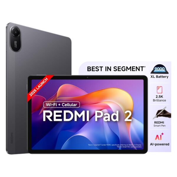 Redmi Pad 2 8/256GB Wi-Fi+Cellular Active Pen Support