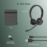 Jabra Evolve 65TE | USB-A MS Stereo Ear,Black - Image 2