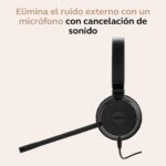 Jabra Evolve 20 Stereo Headset with noice canceling mic USB-C/A - Image 5