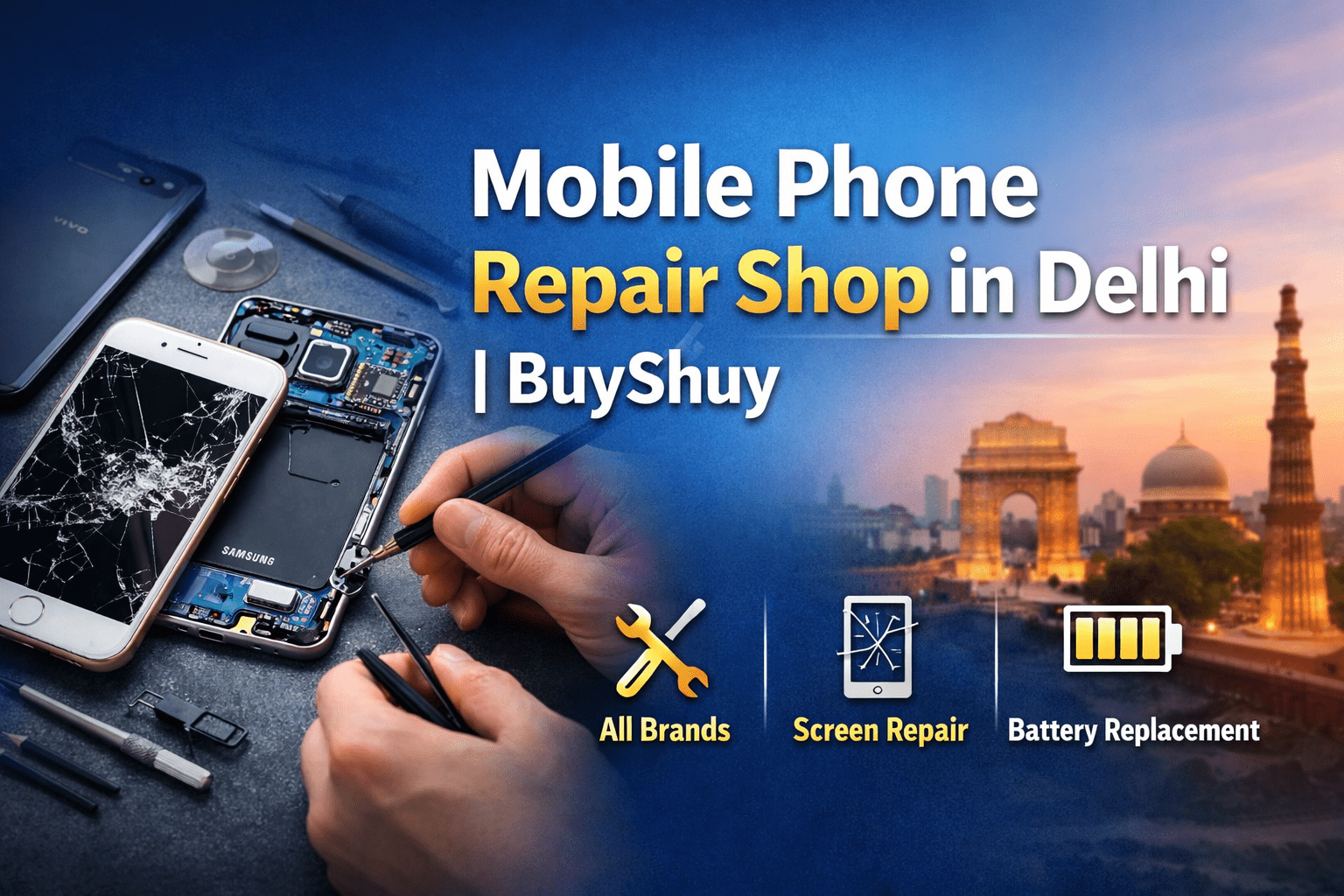 Mobile Phone Repair Shop in Delhi | BuyShuy