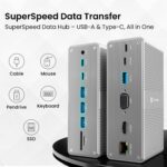 Portronics Mport Vault 13-in-1 USB-C Metal Docking Station - Image 3