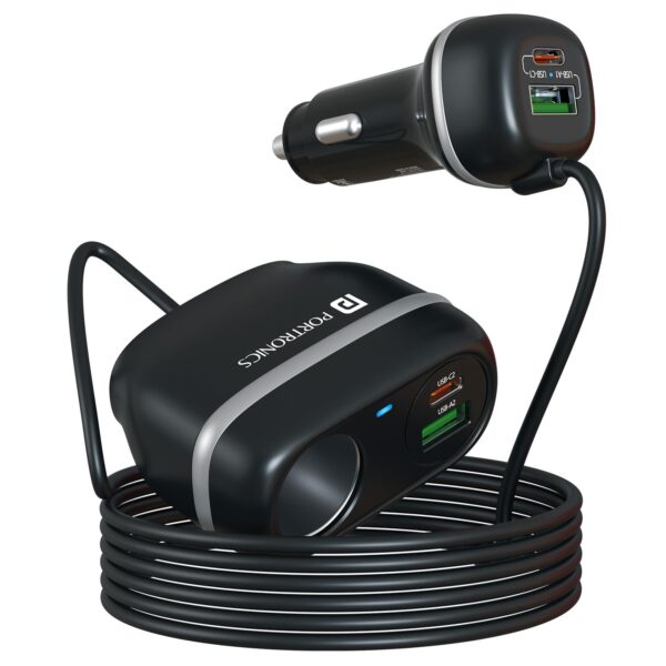Portronics Car Power Trail 111W Car Charger
