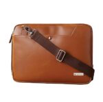 Neopack 14.2-inch Nova Sling Sleeve Genuine Leather Laptop Bag